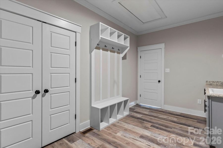 Furnished interior view inside a new home in , Statesville (Image 12).