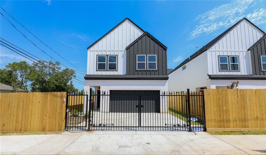 Welcome to 4401 Aledo St. 77051. This New Construction Home offers 3 bed, 2.5 bath w/ back yard and private automatic iron gate.