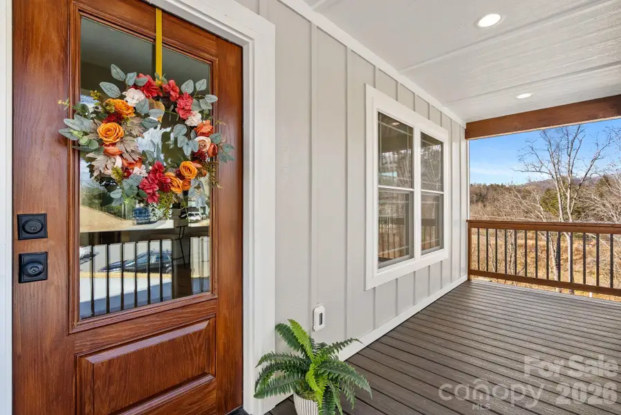 Covered Front Porch and Entrance