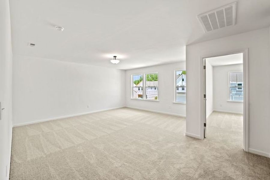 Representative unfurnished interior of a home built from the Hope by True Homes in Harpers Landing, Walkertown (Image 19).