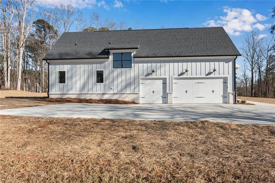 Exterior details and patio area of a home in , Hiram (Image 37).