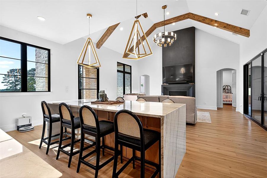 Furnished interior view inside a new home in , Hallsville (Image 6).