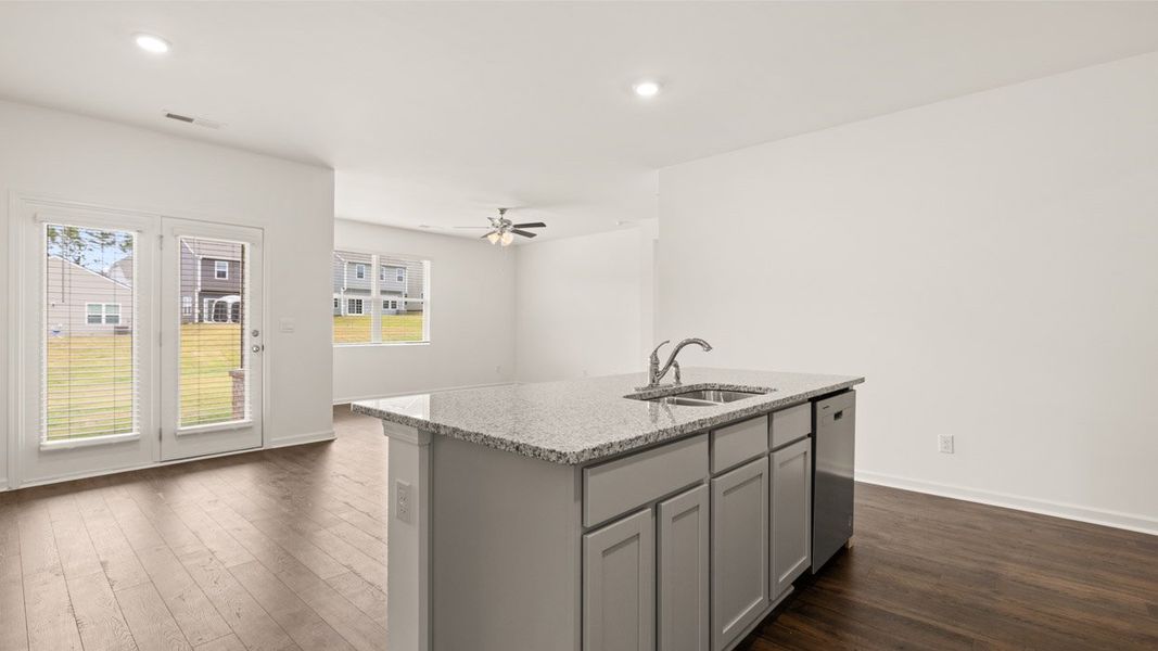 Furnished interior view inside a new home in The Abbey at Trolley Run Station, Aiken (Image 7).