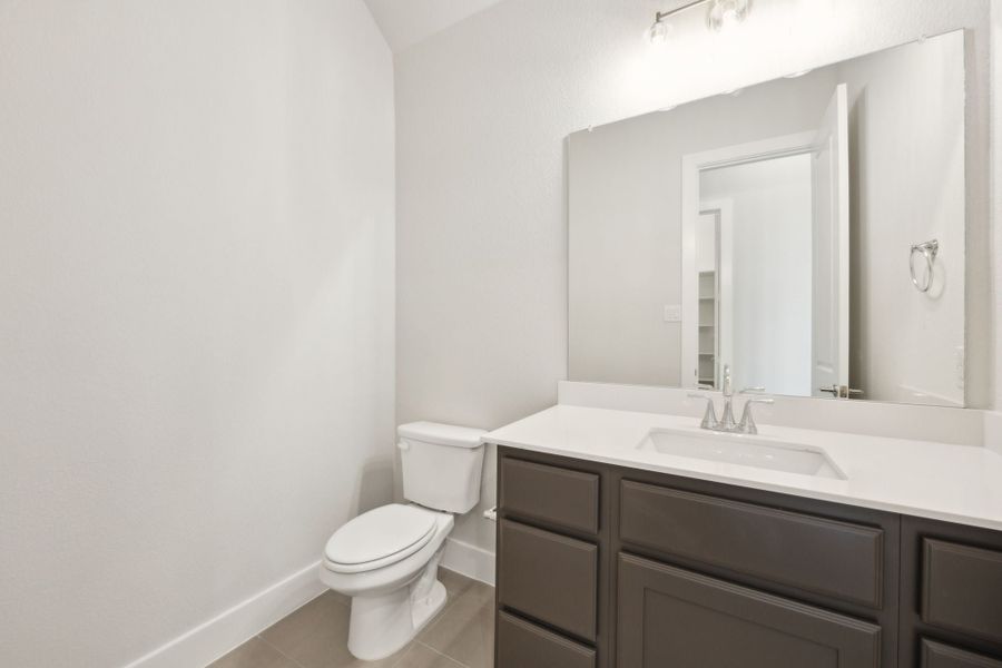 Furnished interior view inside a new home in Newman Village Townhomes, Frisco (Image 12).