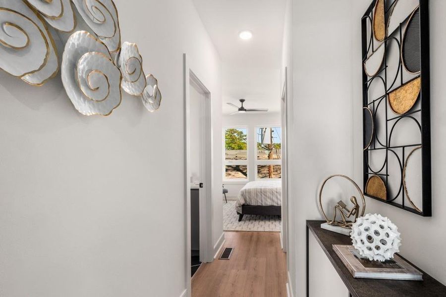 Furnished interior view inside a new home in Pelham Square, Atlanta (Image 2).