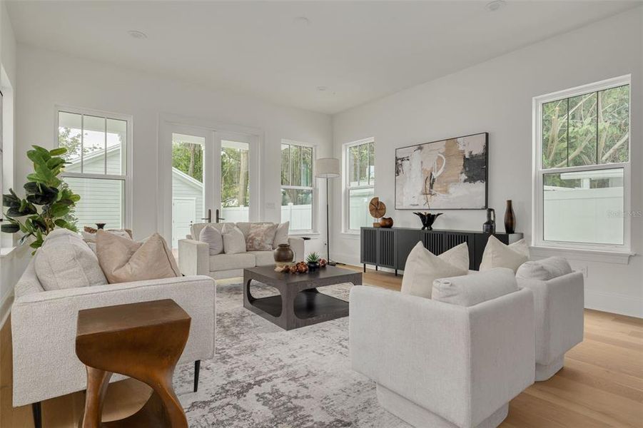 Furnished interior view inside a new home in , St. Petersburg (Image 11).