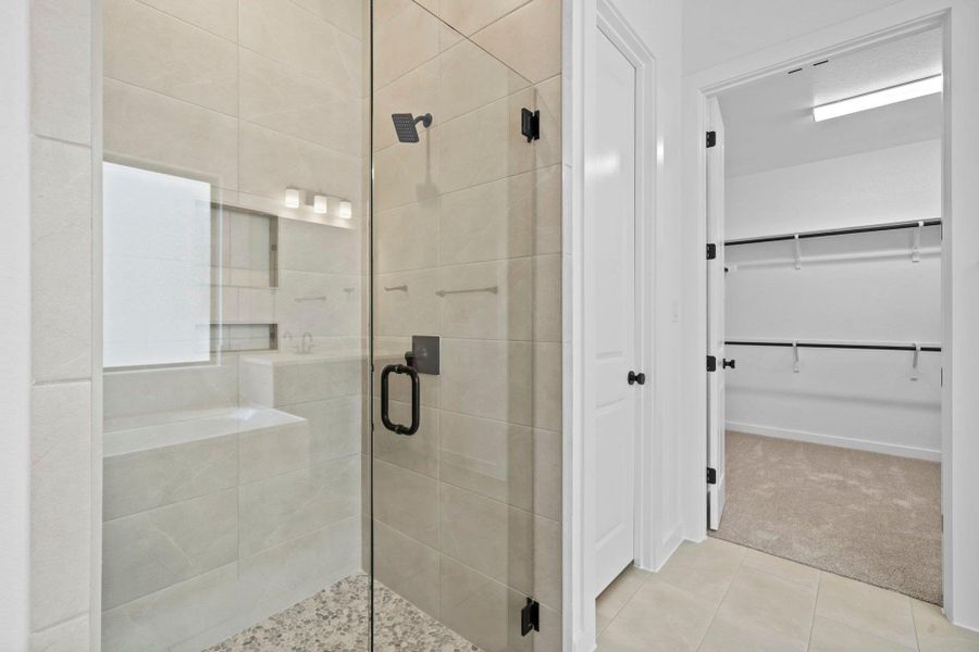 Walk-in shower in Primary Bath Walk-in shower in Primary Bath