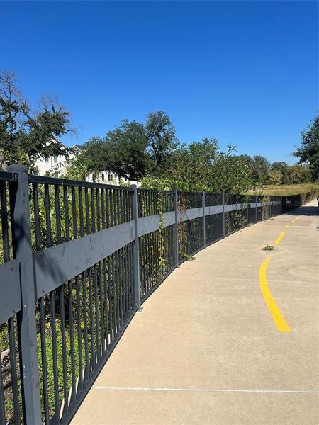 Sante Fe Trail to White Rock Lake Sante Fe Trail to White Rock Lake