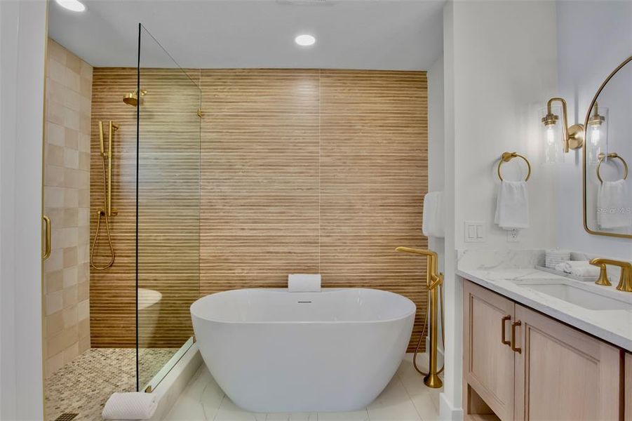 Furnished interior view inside a new home in , Sarasota (Image 50).