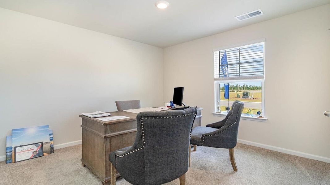 Furnished interior view inside a new home in Center Pointe, Santee (Image 10). Furnished interior view inside a new home in Center Pointe, Santee (Image 10).