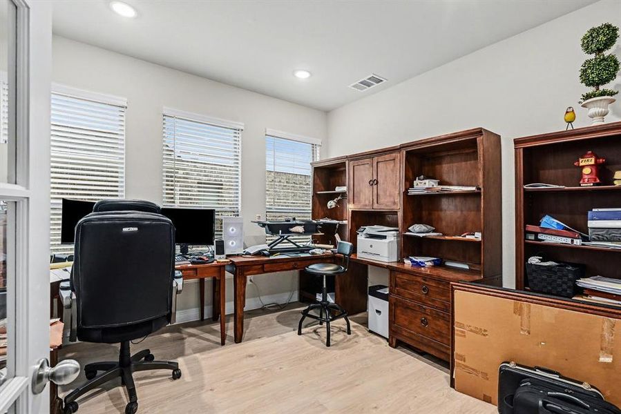 Furnished interior view inside a new home in Pecan Square, Justin (Image 14).