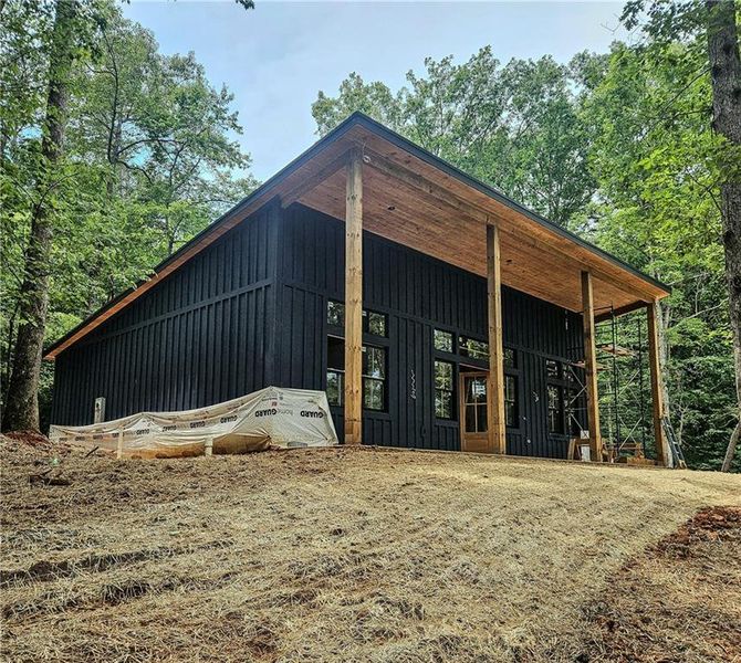 Front exterior of a new home in , Ellijay, GA, highlighting curb appeal (Image 1).