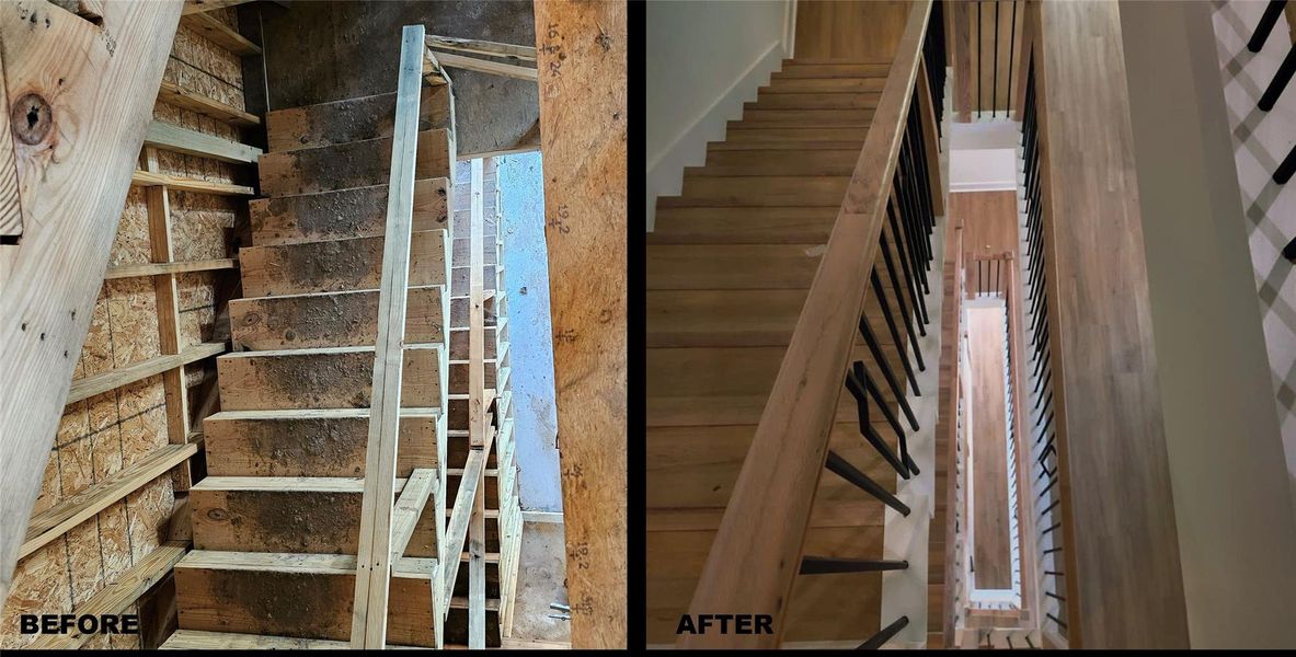 What's at the top of the stairwell?...