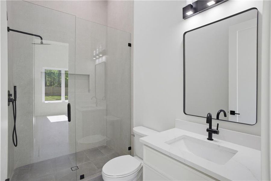 Furnished interior view inside a new home in , Duluth (Image 10).