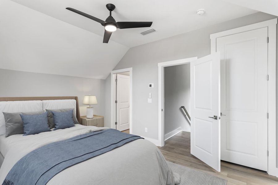 Representative furnished interior of a home built from the Marino by Brock Built in Nautilus Pointe, Inlet Beach (Image 10).