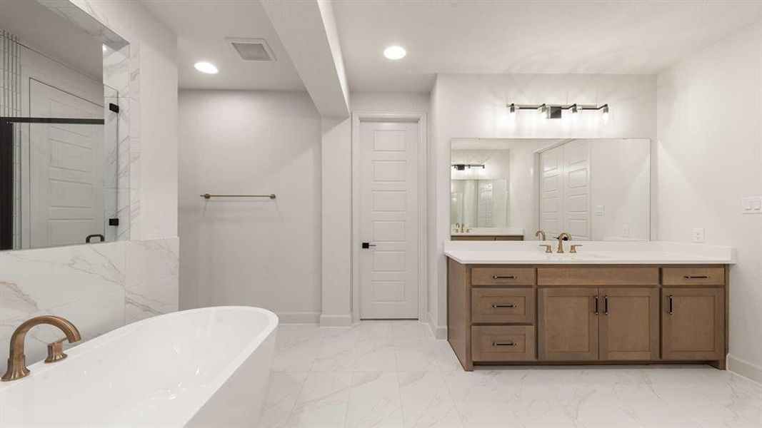 Furnished interior view inside a new home in Terraces, Rockwall (Image 12). Furnished interior view inside a new home in Terraces, Rockwall (Image 12).