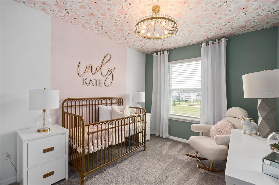 Furnished interior view inside a new home in EverBe, Orlando (Image 22).