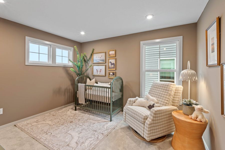 Representative furnished interior of a home built from the Fairfax by Fischer Homes in Bridle Run, Louisville (Image 30).