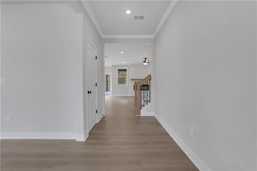 Spacious, unfurnished interior of a new home in The Paddocks at Doc Hughes, Buford (Image 23).
