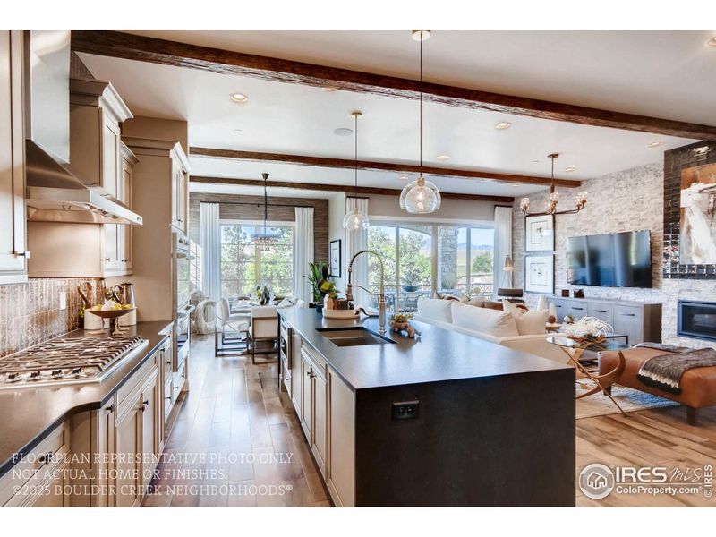 Furnished interior view inside a new home in , Broomfield (Image 5).