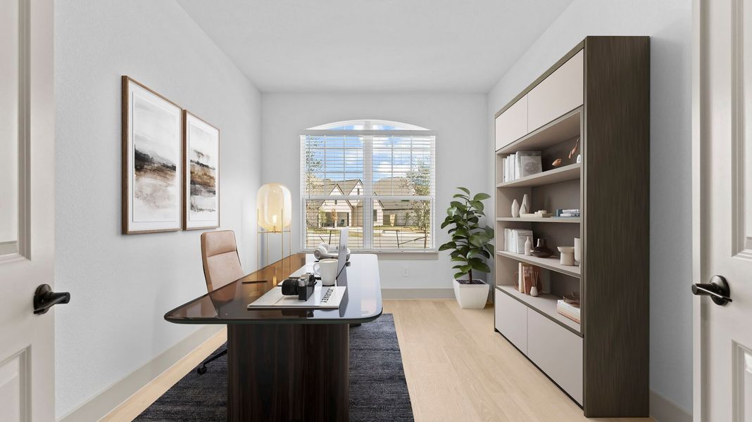 Representative furnished interior of a home built from the Cardinale by D.R. Horton in Westland Ranch 60' Homesites, League City (Image 14). Representative furnished interior of a home built from the Cardinale by D.R. Horton in Westland Ranch 60' Homesites, League City (Image 14).