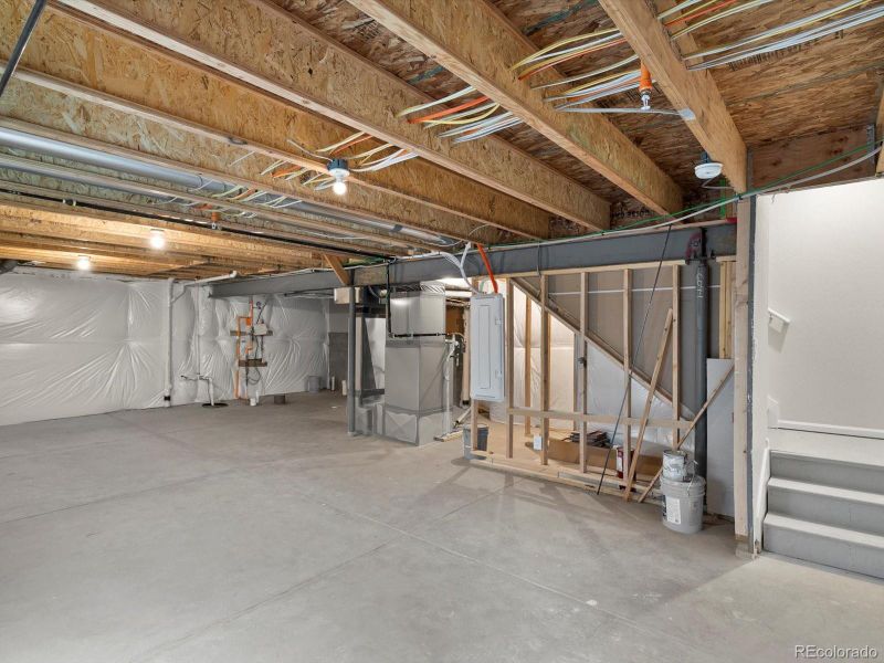 In-progress construction of a new home in Buffalo Highlands: The Flora Collection, Commerce City, CO (Image 29).