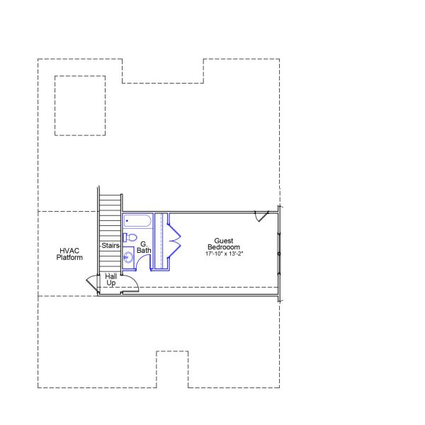 2D floor plan layout of this home in Grand Park, Leland, NC (Image 4).