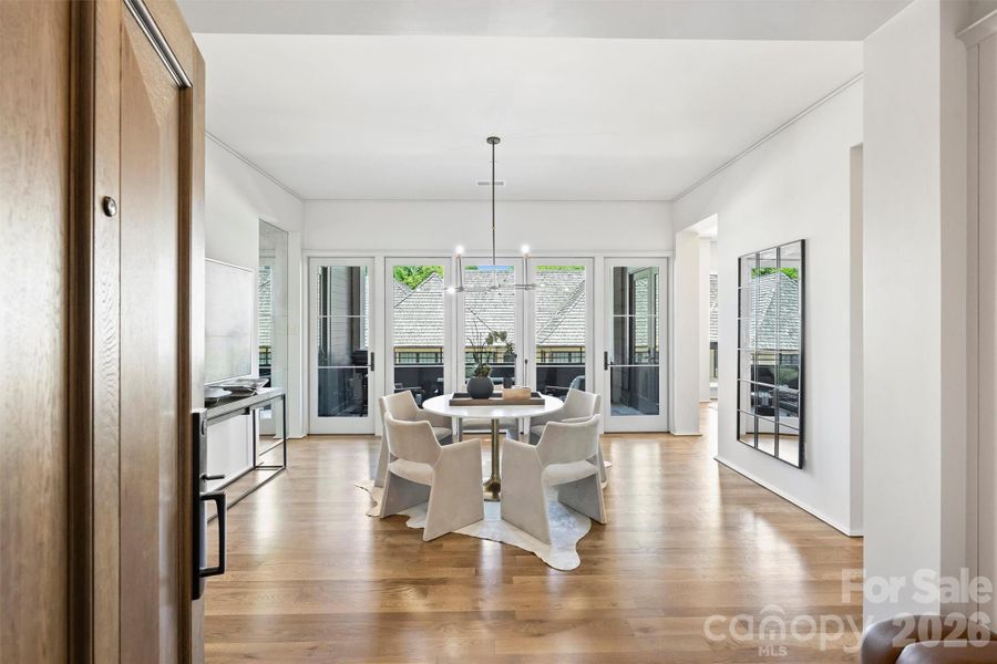 Furnished interior view inside a new home in , Charlotte (Image 30).