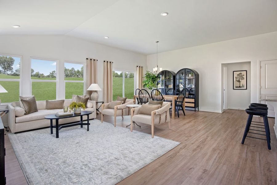 Representative furnished interior of a home built from the Plan 1844 Modeled by KB Home in Graham Springs, Graham (Image 4).