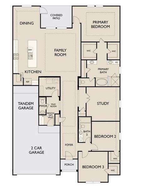 The Blake Floor plan