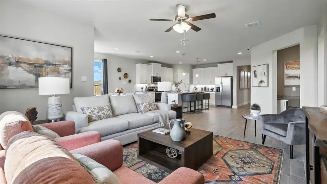 Furnished interior view inside a new home in Morningstar, Fort Worth (Image 29).