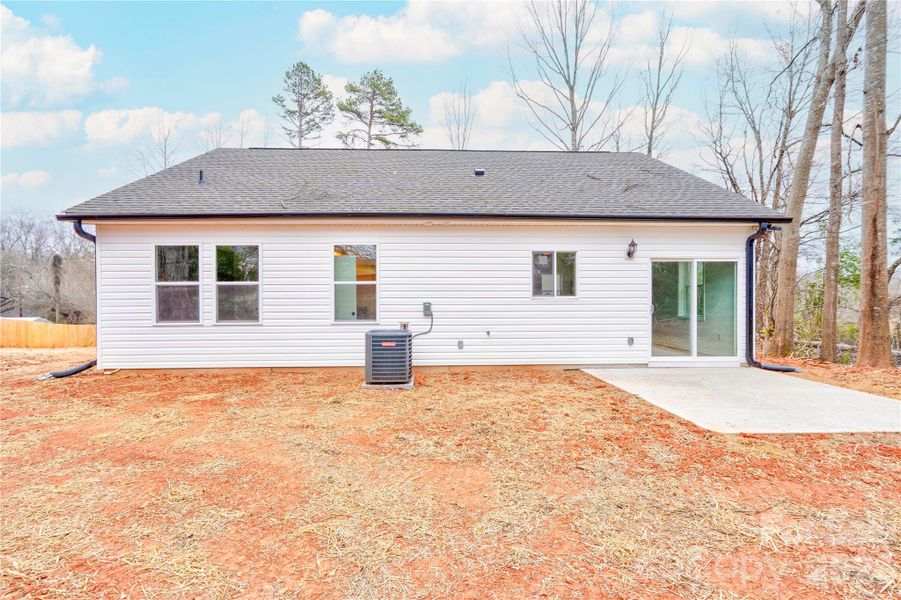 Exterior details and patio area of a home in , Shelby (Image 4). Exterior details and patio area of a home in , Shelby (Image 4).