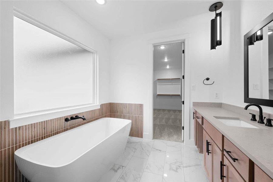 Furnished interior view inside a new home in Daniels Mountain, Georgetown (Image 17).