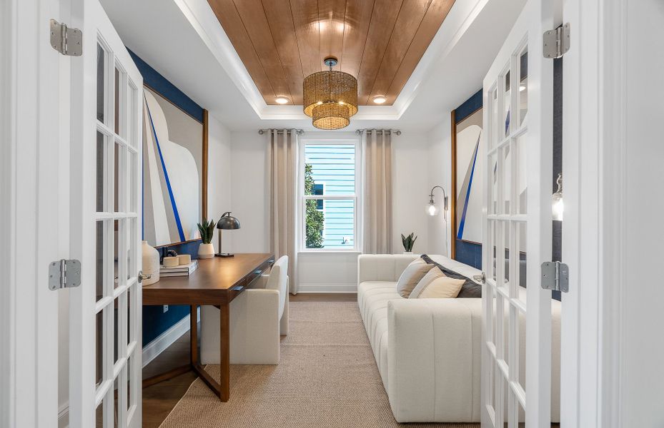 Representative furnished interior of a home built from the Mystique by John Wieland in Treymor, Mount Juliet (Image 9).