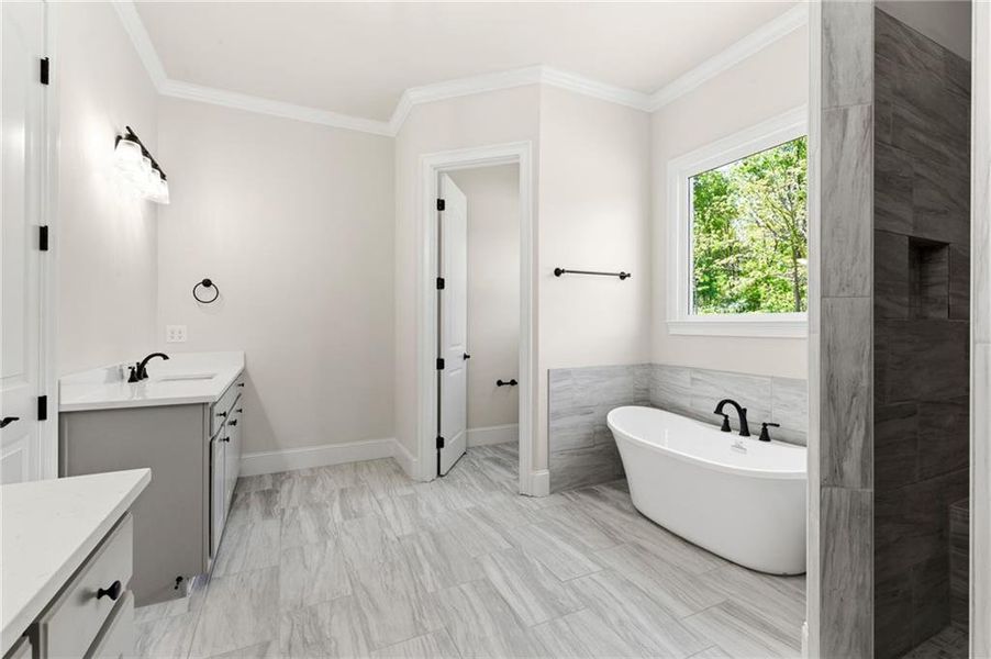 Furnished interior view inside a new home in , Canton (Image 9).