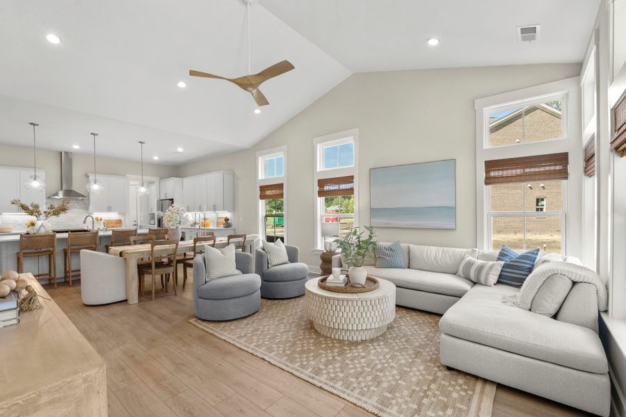 Furnished interior view inside a new home in Long Bay Golf Club, Longs (Image 9).