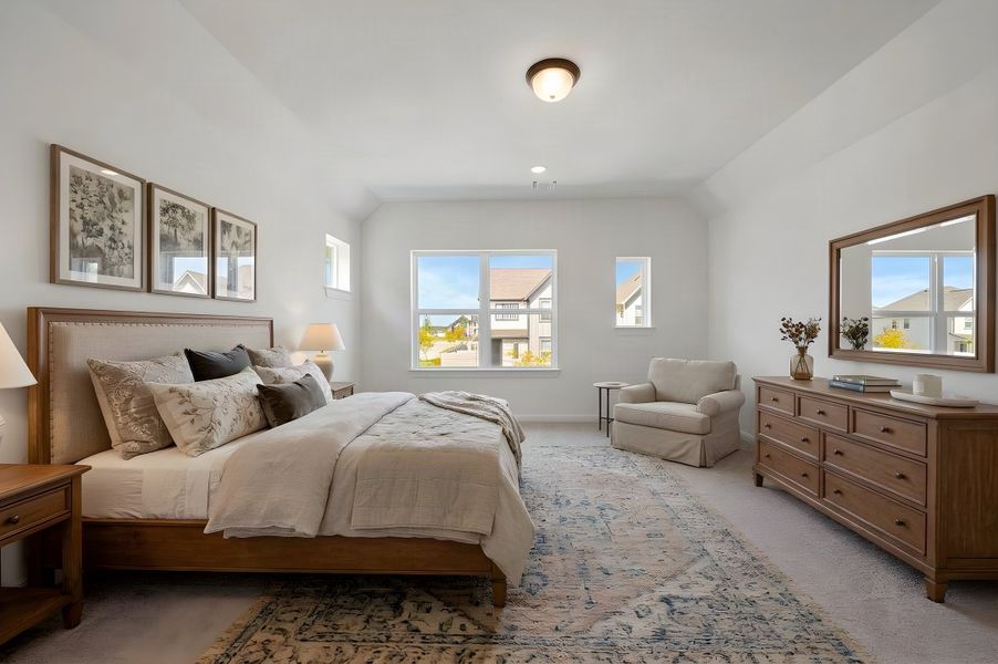 Furnished interior view inside a new home in Painted Tree Woodland West – Cottages, McKinney (Image 6).