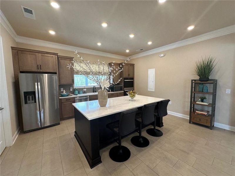 Furnished interior view inside a new home in , Cumming (Image 10).