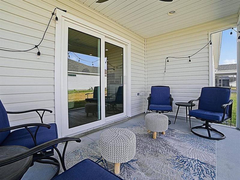 Exterior details and patio area of a home in , The Villages (Image 3).