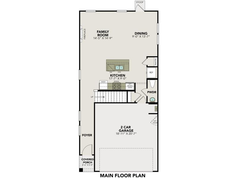 2D floor plan layout for the The Charlotte A by Davidson Homes LLC in Meadows at Oak Creek, San Antonio, TX (Image 3). 2D floor plan layout for the The Charlotte A by Davidson Homes LLC in Meadows at Oak Creek, San Antonio, TX (Image 3).