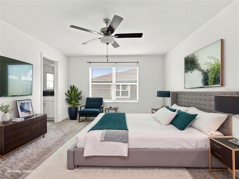 Furnished interior view inside a new home in , San Antonio (Image 15).