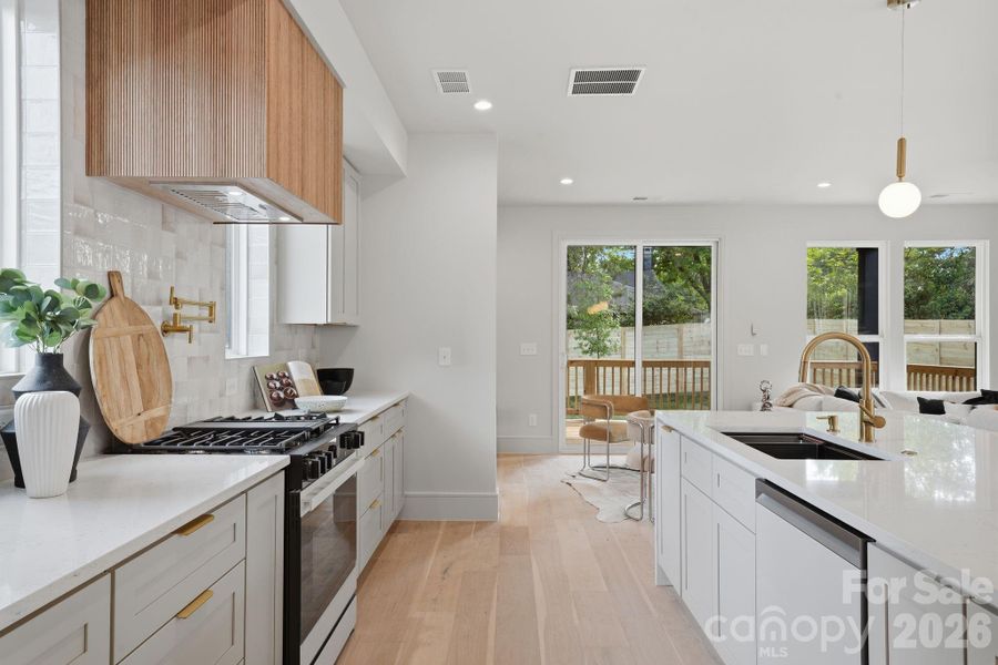 Furnished interior view inside a new home in , Charlotte (Image 16).
