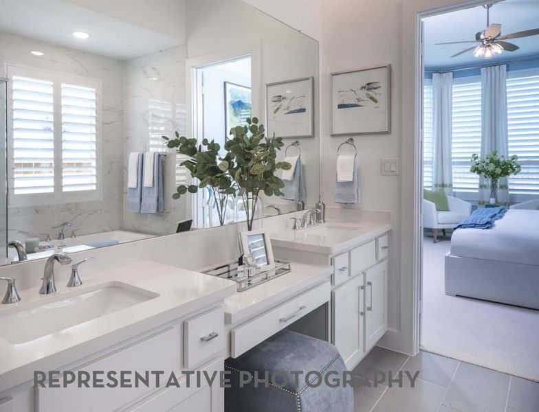 Furnished interior view inside a new home in Jordan Ranch, Fulshear (Image 23). Furnished interior view inside a new home in Jordan Ranch, Fulshear (Image 23).