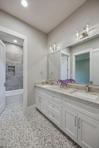 Furnished interior view inside a new home in , Houston (Image 14). Furnished interior view inside a new home in , Houston (Image 14).