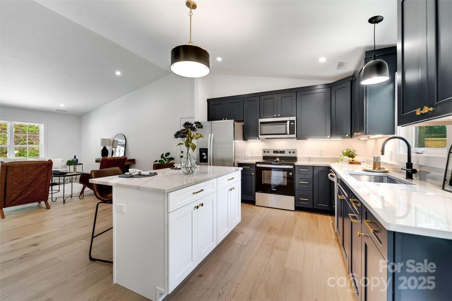 Furnished interior view inside a new home in , Sylva (Image 14).
