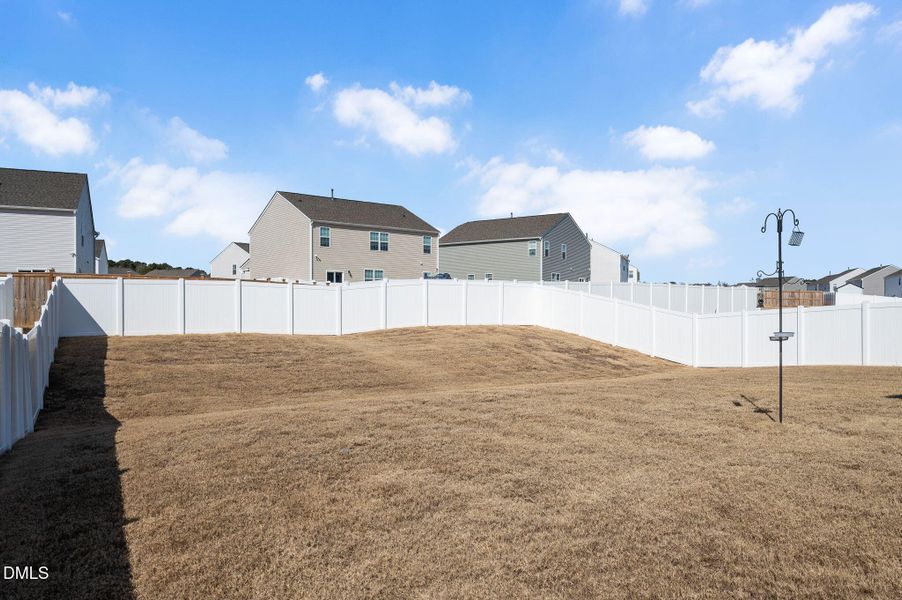 Privacy Fence Back Yard