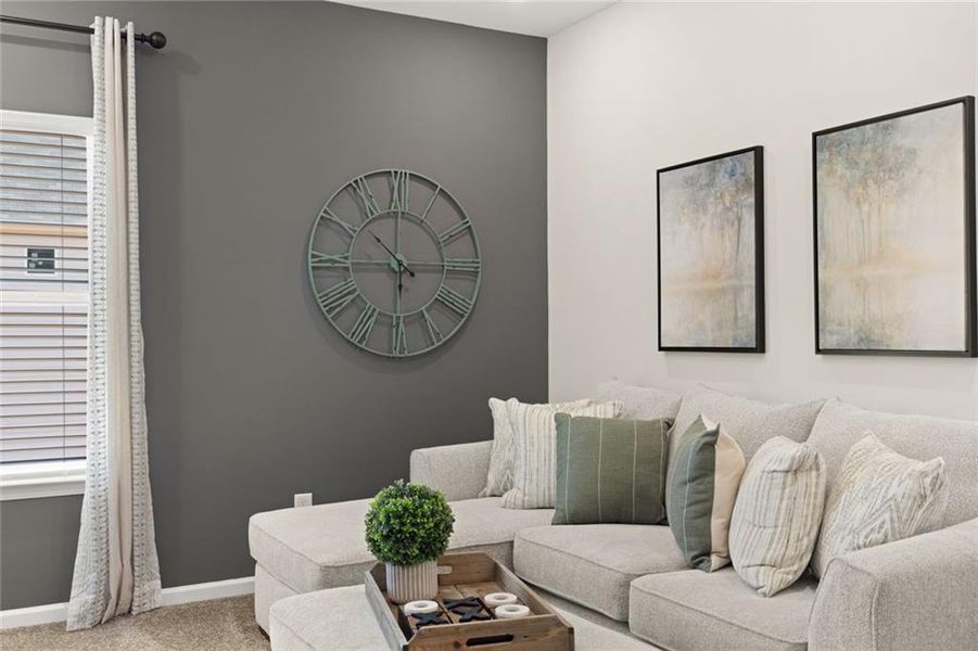 Furnished interior view inside a new home in Varnell Preserve, Dalton (Image 11).