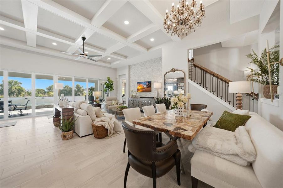 Furnished interior view inside a new home in , Venice (Image 19).