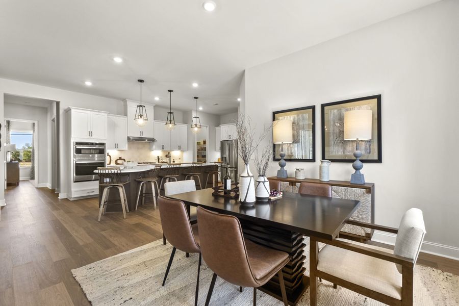 Representative furnished interior of a home built from the Whitmore II by Taylor Morrison in Tramore, Harrisburg (Image 12).