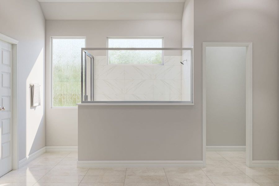 Representative unfurnished interior of a home built from the Kinglet by Tri Pointe Homes in Oakhill Reserve, Tomball (Image 17).